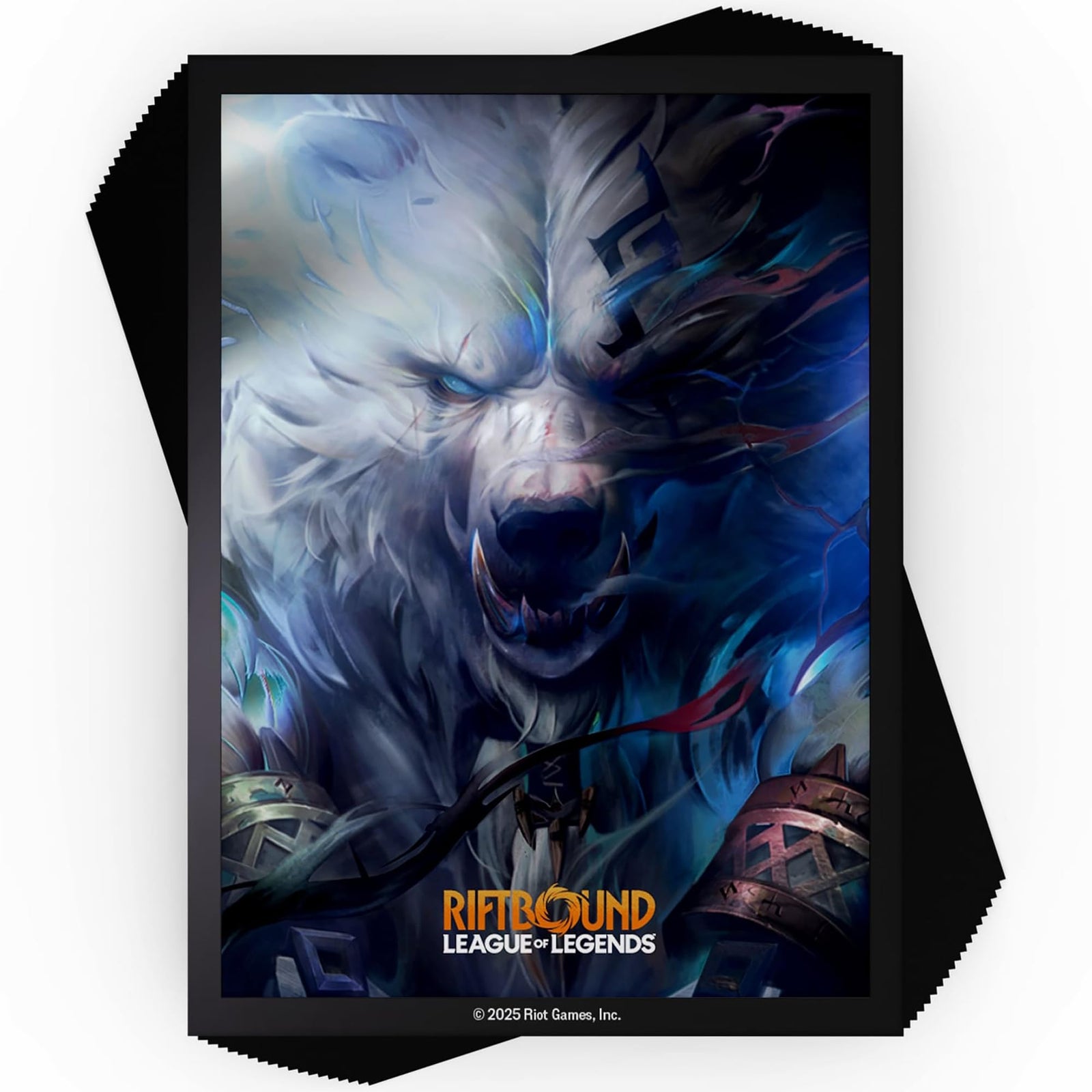 Origins Volibear Art Sleeves 100ct Riftbound League of Legends Trading Card Game 1