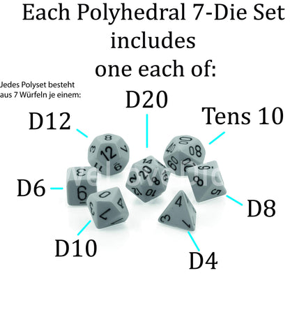 Chessex 25335 Dice, Multicoloured, One Size 7
