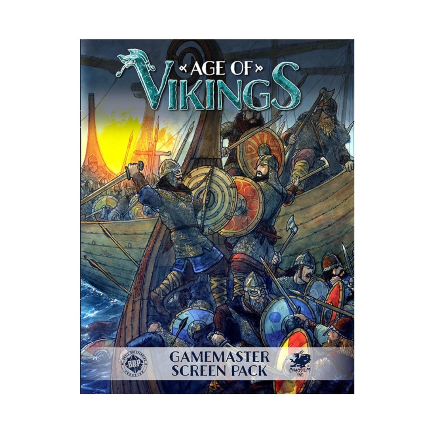 Age of Vikings GameMaster Screen Pack Roleplaying Game by Chaosium 1