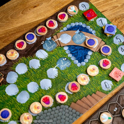Stalk Exchange Board Game, Beautiful Flower and Gardening Themed Strategy Game, Fast, Fun, Economic, and Competitive, Ages 10+, 2-5 Players, 45+ Min Play Time, Game Design by Christopher Chan 6