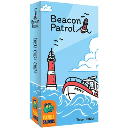 Beacon Patrol Board Game | Nautical Tile Placement Strategy Game | Cooperative Game | Fun Family Game for Kids and Adults | Ages 8+ | 1-4 Players | Avg. Playtime 30 Minutes | Made by Pandasaurus Games 1