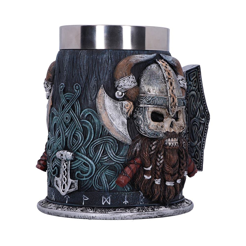 Danegeld Viking Tankard with Removable Stainless Steel Insert 18cm