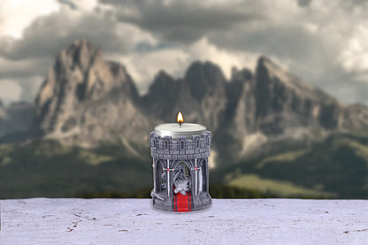 Valour Tea Light Holder 6cm by Anne Stokes 7
