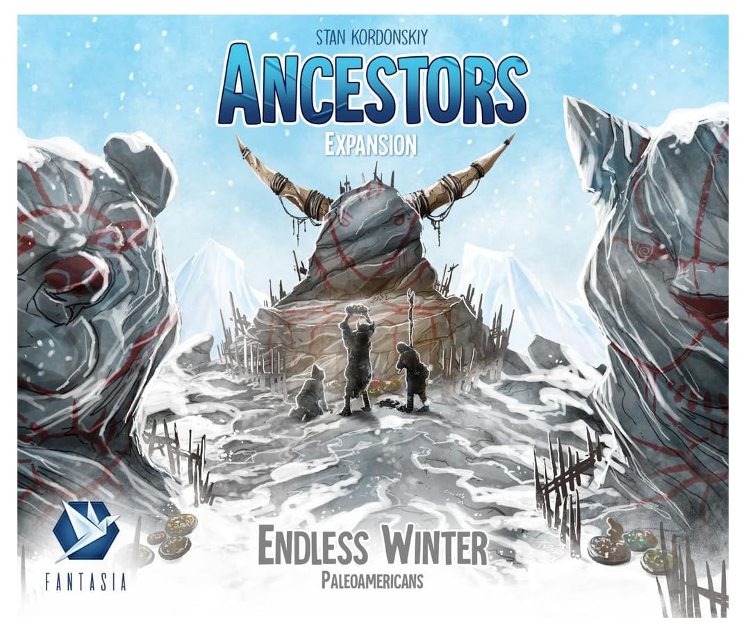 Endless Winter Paleoamericans Ancestors Board Game Expansion | Prehistoric Strategy Game for Adults and Kids | Ages 12+ | 1-4 Players | Average Playtime 60-90 Minutes | Made by Fantasia Games