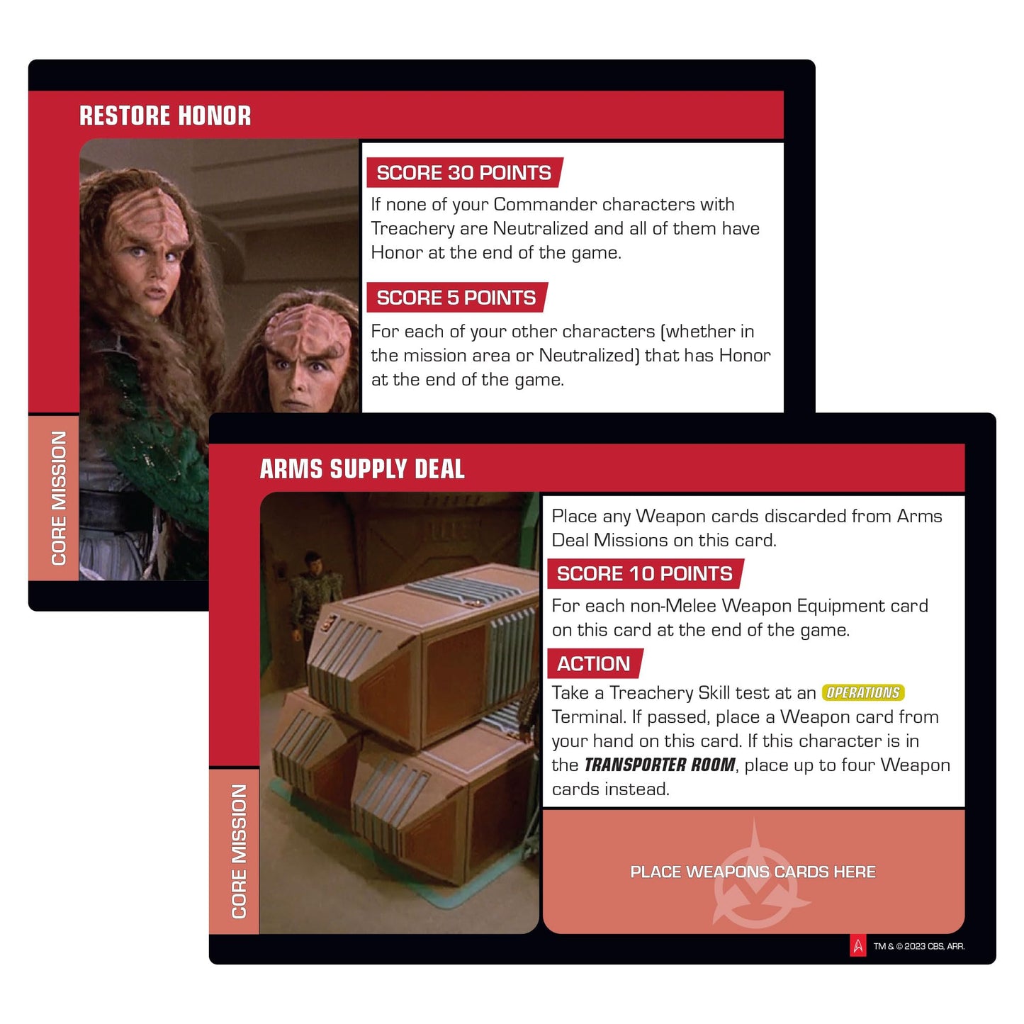 Star Trek Away Missions Expansion The House of Duras Klingon Expansion Miniature Game by Gale force Nine 3