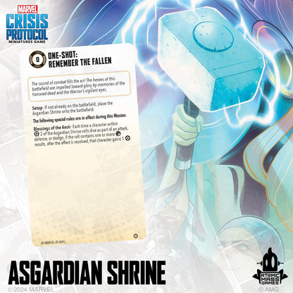 Atomic Mass Games Marvel: Crisis Protocol Asgardian Shrine Terrain Pack - Bring Asgard's Might to Your Tabletop Battles! Tabletop Superhero Game, Ages 14+, 2 Players, 90 Minute Playtime 4