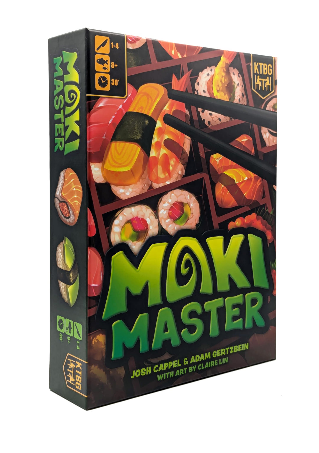 KTBG Maki Master Competitive Tile Placement Sushi Chef Card Game – Cook Food Masterpieces with Style – Perfect for Kids Ages 8+ and Family Game Night, for 1 to 4 Players & 30 to 60 Min Playtime