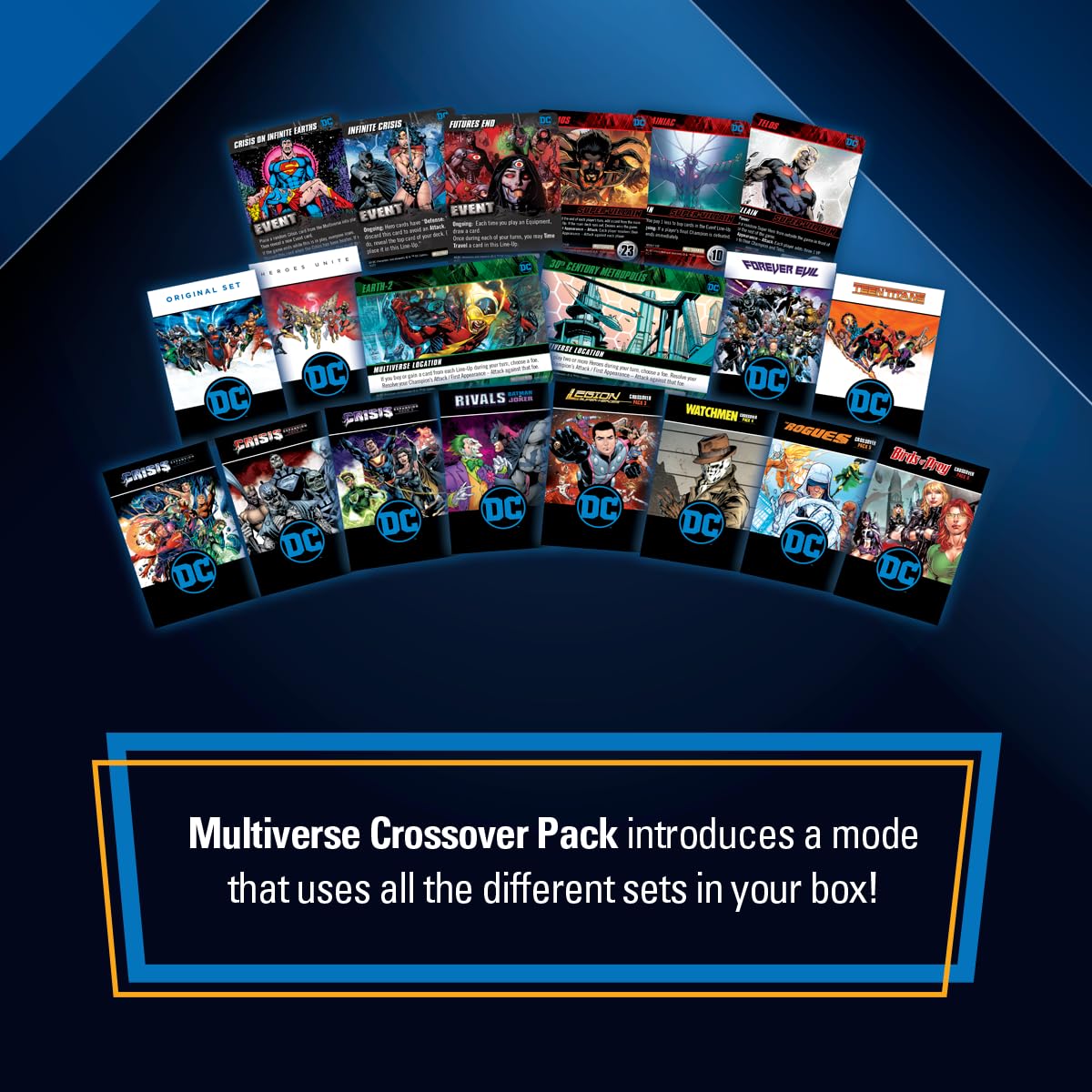Cryptozoic Super Heroes Edition DC Comics Deckbuilding Game, Multiverse Box 7
