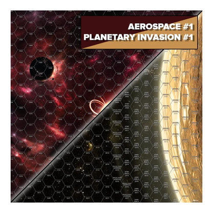 BattleTech Aerospace Battlemat Aerospace or Planetary Invasion Two Sided 1