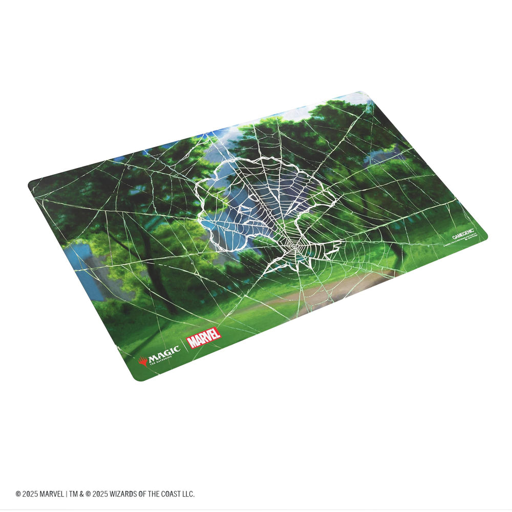 Gamegenic MTG Marvel's Spider-Man Shiny Playmat- Spider-Man Forest 2
