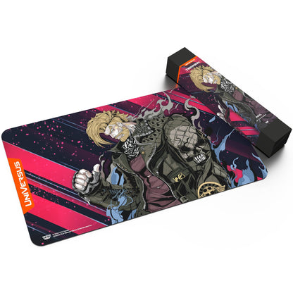 UniVersus: Tekken 8: Paul Playmat - 24 x 14 Neoprene Mat,, Rubber Backing, Tabletop Card Game Accessory, UVS Games, Licensed 3