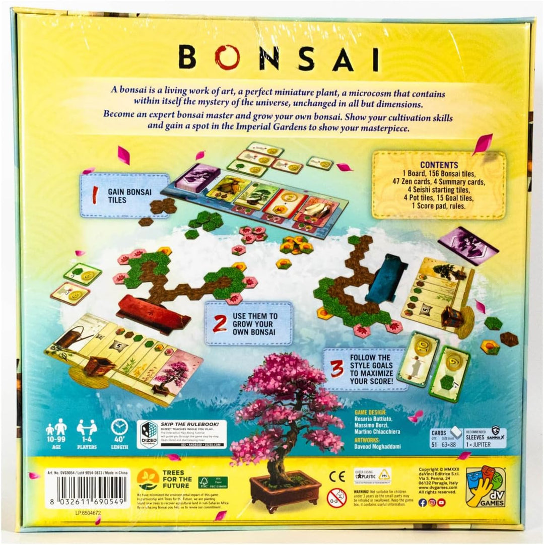 Bonsai Tile Placement Strategy Board Game by daVinci Editrice