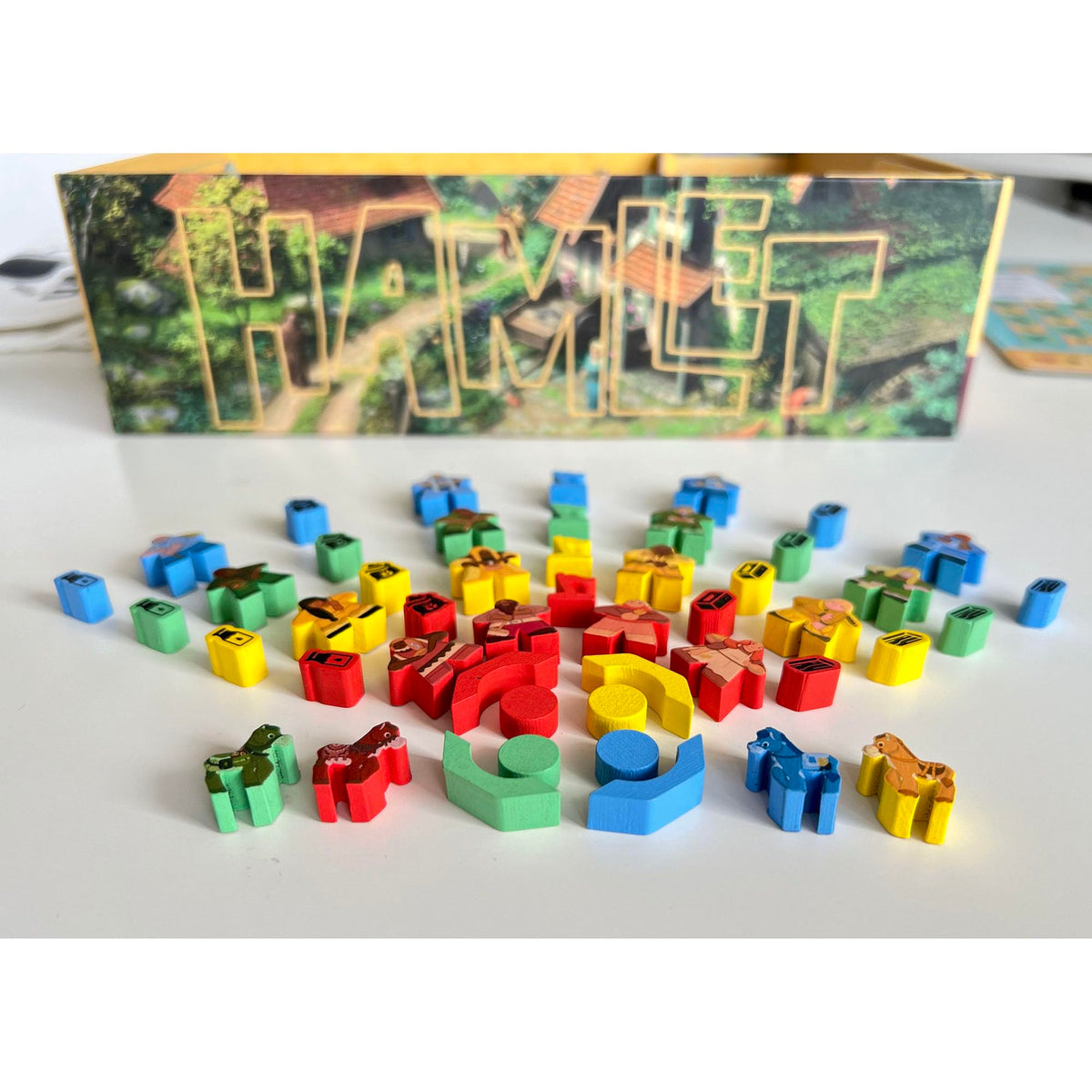 Mighty Boards: Hamlet: The Village Building Game - Competitive Tile Placement Board Game, Building Game, Ages 10+, 1-4 Players, 25 Min Per Player 2