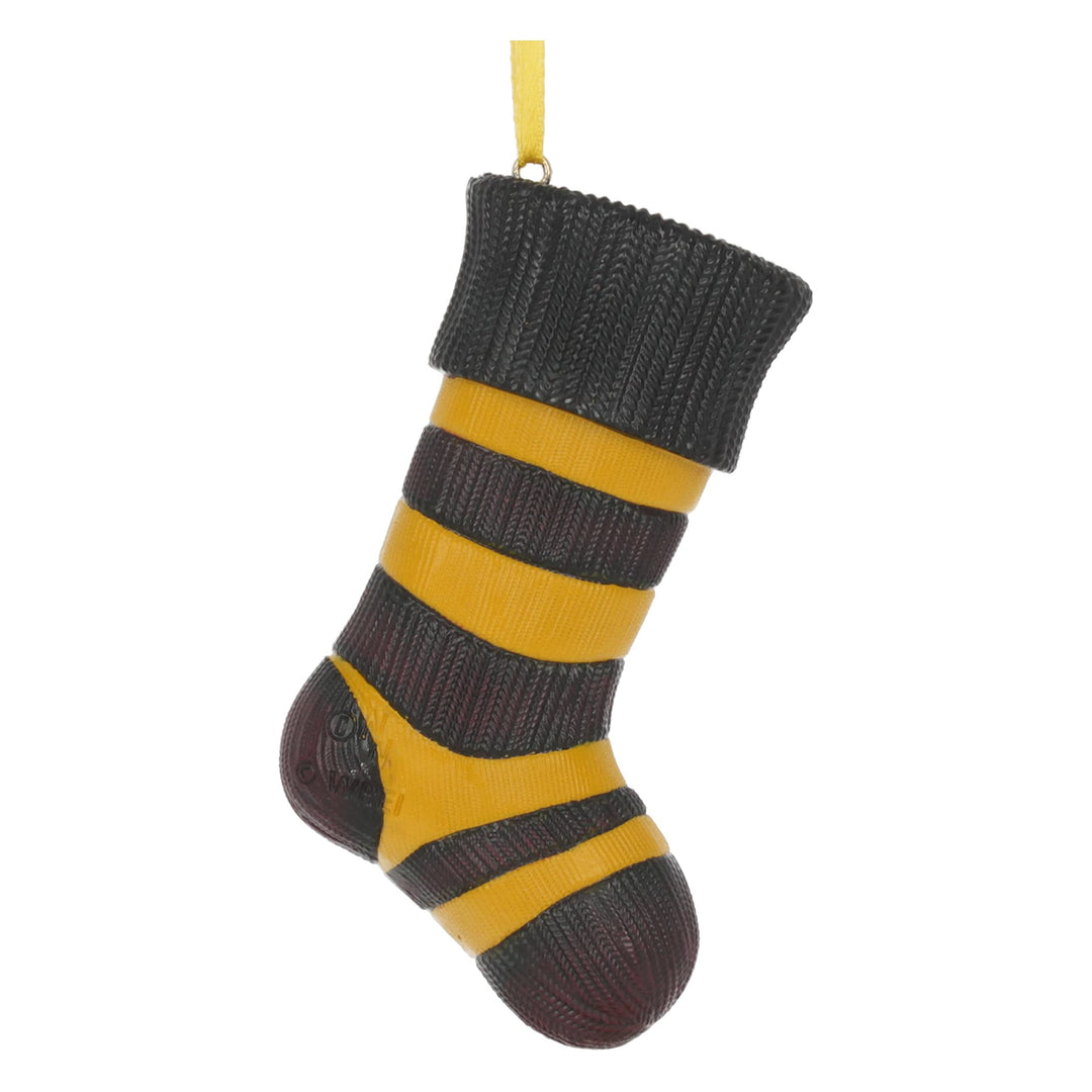 Harry Potter Hufflepuff Stocking Hanging Festive Ornament Officially Licensed