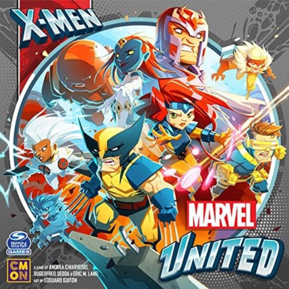 CMON CoolMiniOrNot | Marvel United: X-Men | Cooperative Board Game | Ages 14+ | 1-5 Players | 45 Minutes Playing Time