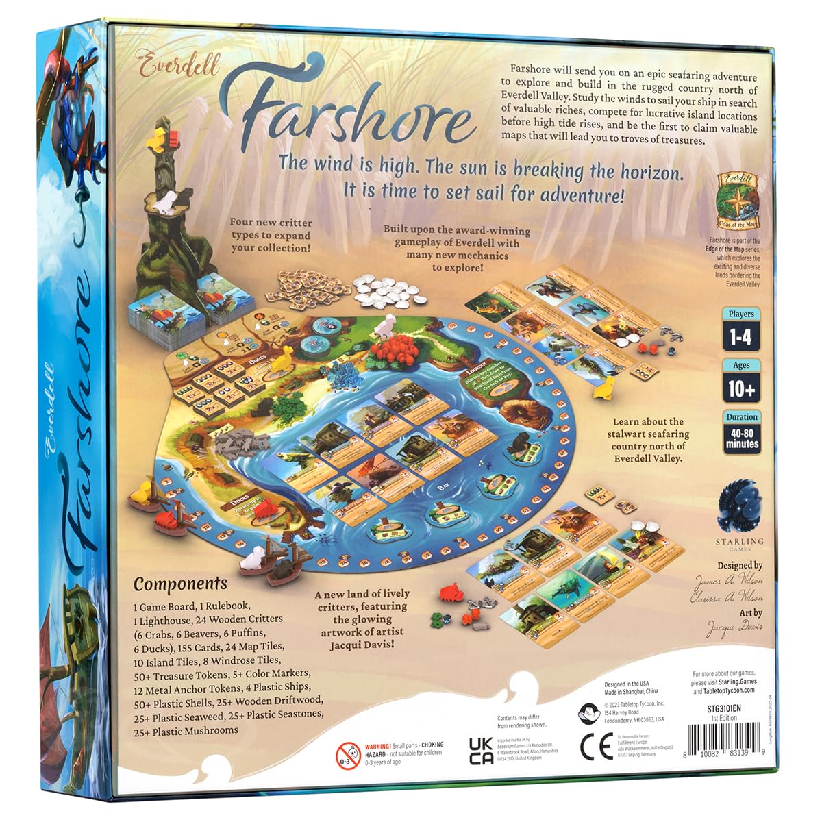 Everdell Farshore - by Starling Games - 1-4 Player Stand-alone Game in the World of Everdell 3