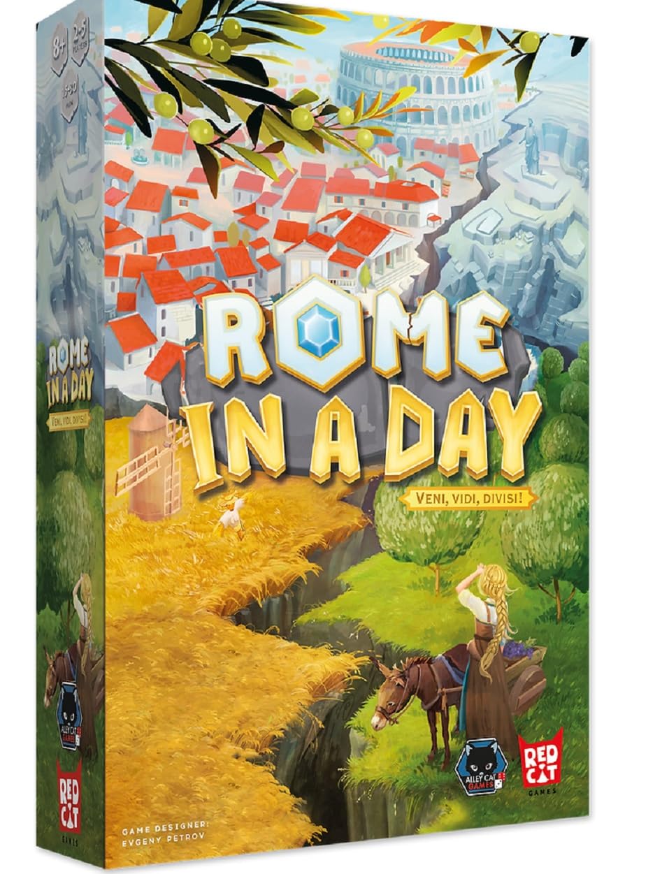 Rome in a Day by Alley Cat Games, Strategy Board Game 1