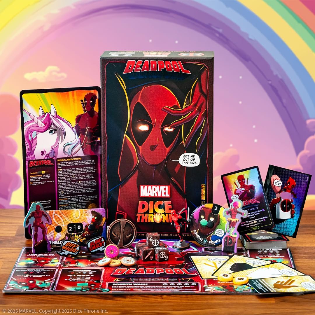 Marvel Dice Throne Deadpool Deluxe Board Game Expansion