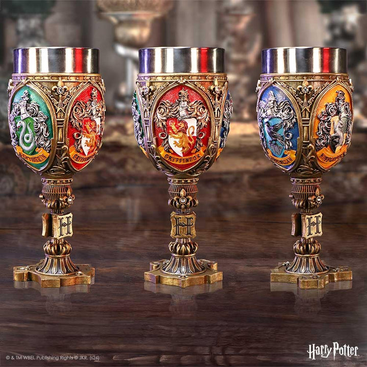 Harry Potter Four Hogwarts House Collectible Goblet 19.7cm Officially Licensed