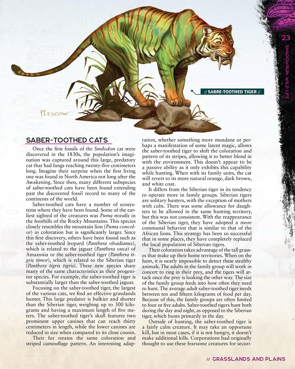 Shadowrun Wild Life Roleplaying Game by Catalyst Game Labs 6
