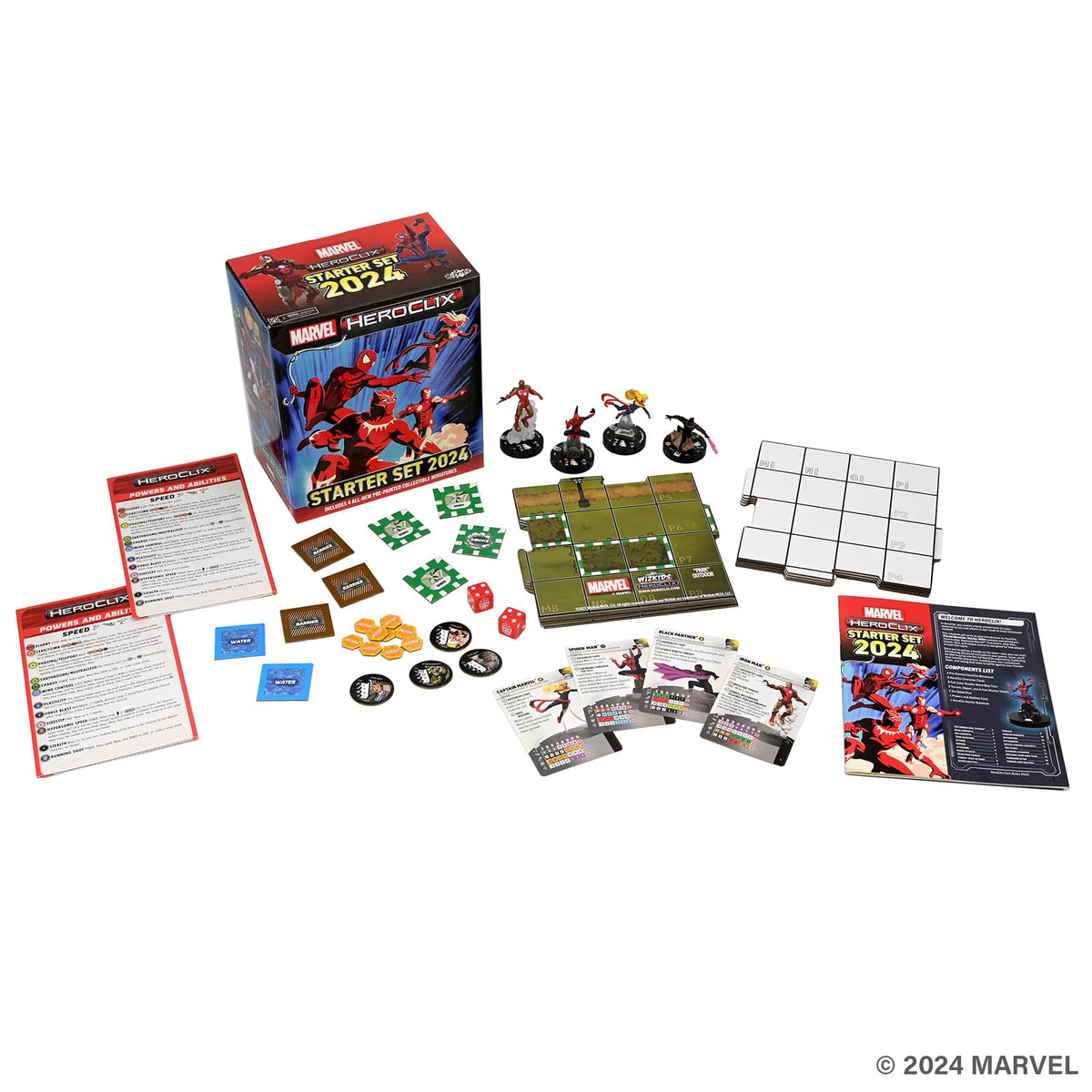 Starter Set 2024 Marvel HeroClix Miniature Game by Wiz Kids 5