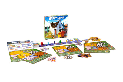 Happy Home by Alley Cat Games, Strategy Board Game, for 2 to 4 Players and Ages 14+ 3
