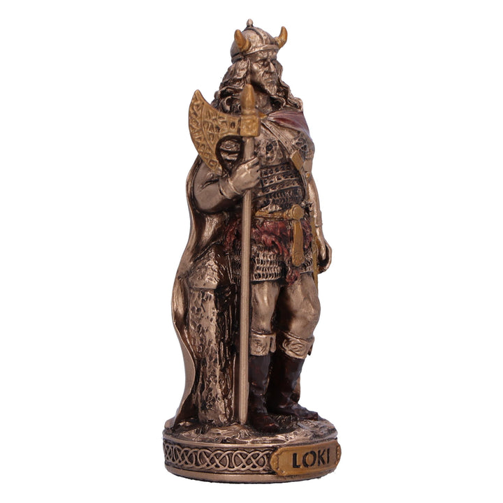 Loki Trickster God Mini Bronze Figurine 8.5cm