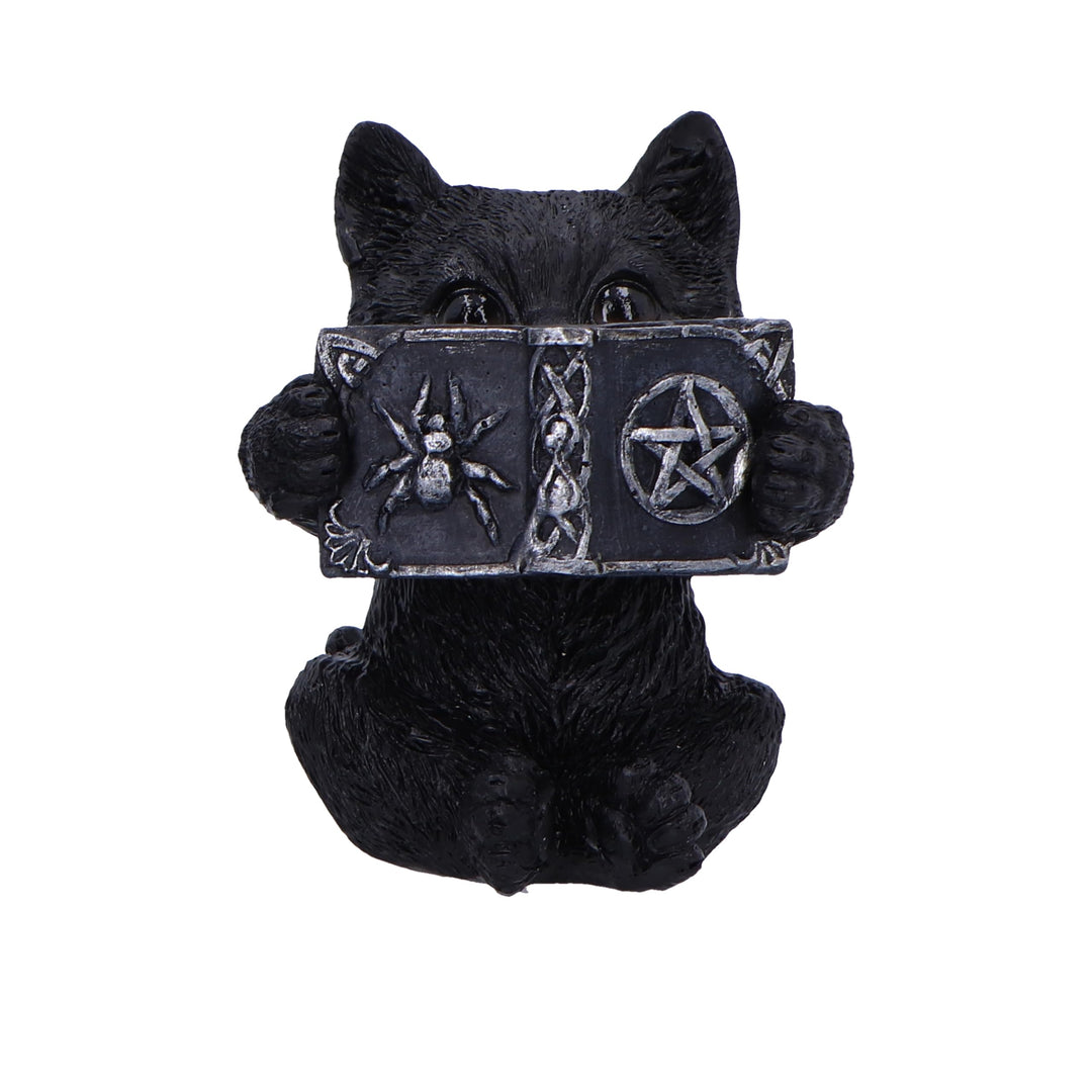 Three Wise Witchy Black Spell Cats 8.5cm