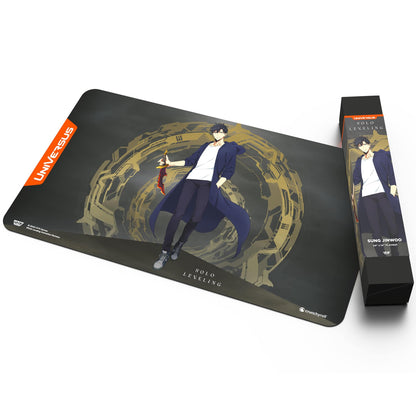 UniVersus: Solo Leveling: Sung Jinwoo Playmat - 24 x 14 Neoprene Mat, Non-Slip Back, Tabletop Card Game Accessory, UVS Games, Officially Licensed 3
