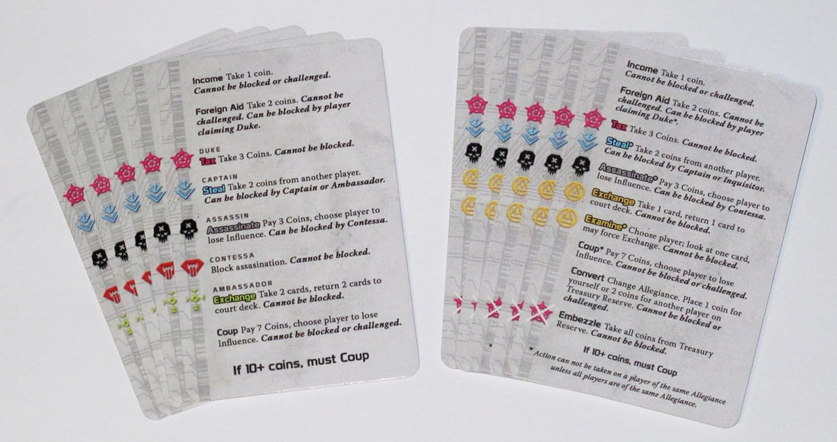 Reformation Coup 2nd Edition Card Game Expansion