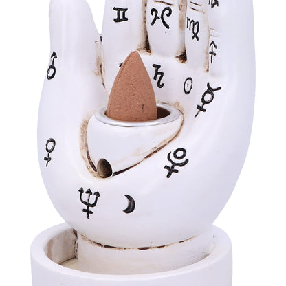 Hand Back Flow Burner White 12cm Palmistry Backflow Incense 7