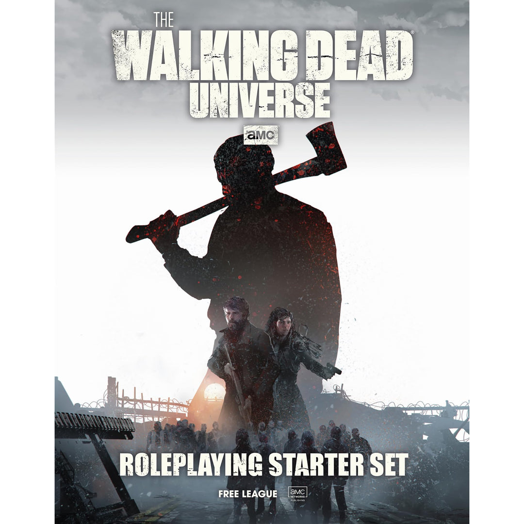 Free League Publishing The Walking Dead Universe RPG Starter Boxed Set, Fantasy Horror Adventure Roleplaying, Adults, Teens Ages 16+