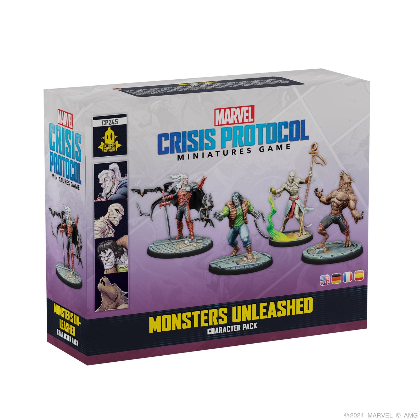 Atomic Mass Games Marvel: Crisis Protocol Tomb of Dracula Character Pack - Add Supernatural Legends to Your Team! Tabletop Superhero Game, Ages 14+, 2 Players, 90 Min Playtime, Made 2