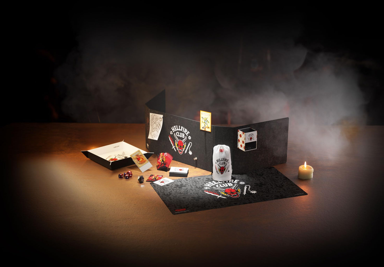Stranger Things Hellfire Club Dice Bag Dice Set by Gamegenic 2