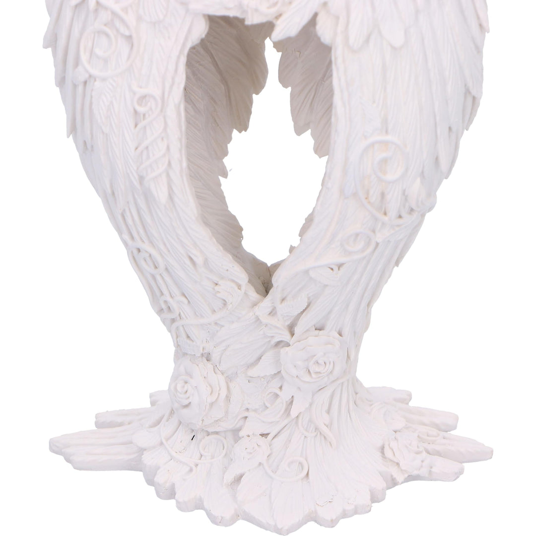 Floral Angel Wings Tea Light Candle Holder 17cm