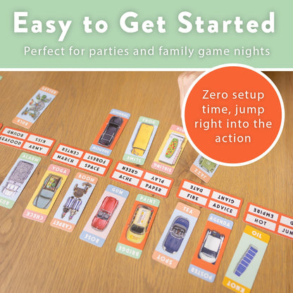 Parkade Board Game - Word Games and Parking Cars - Party Game for Friends and Family Game Night - 5-15 Minutes for 3-13 Players 5
