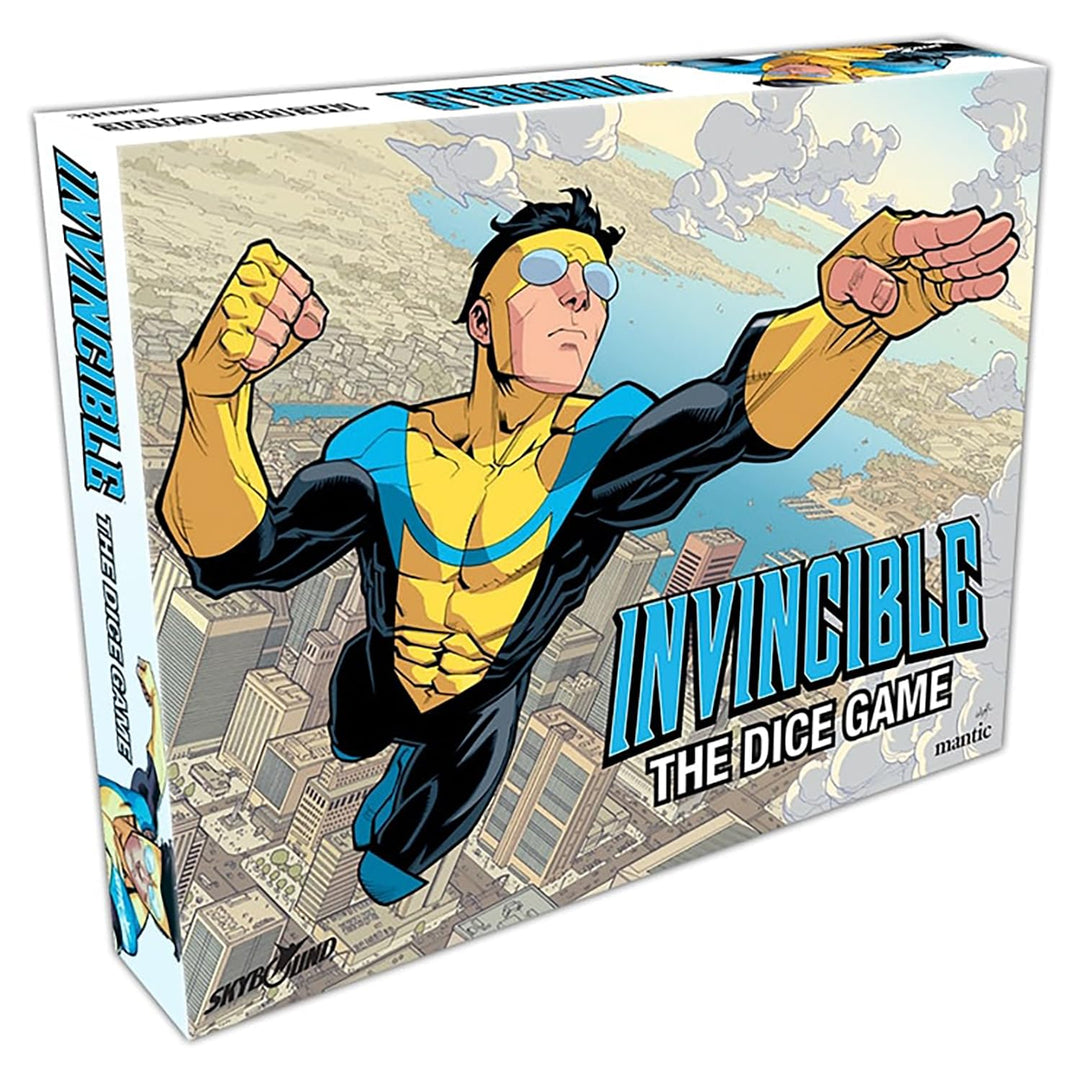 Mantic Games: Invincible: The Dice Game - Fast Paced Push Your Luck Dice Rolling Game, Comic Book Card & Dice Battle Game, Ages 10+, 2+ Players