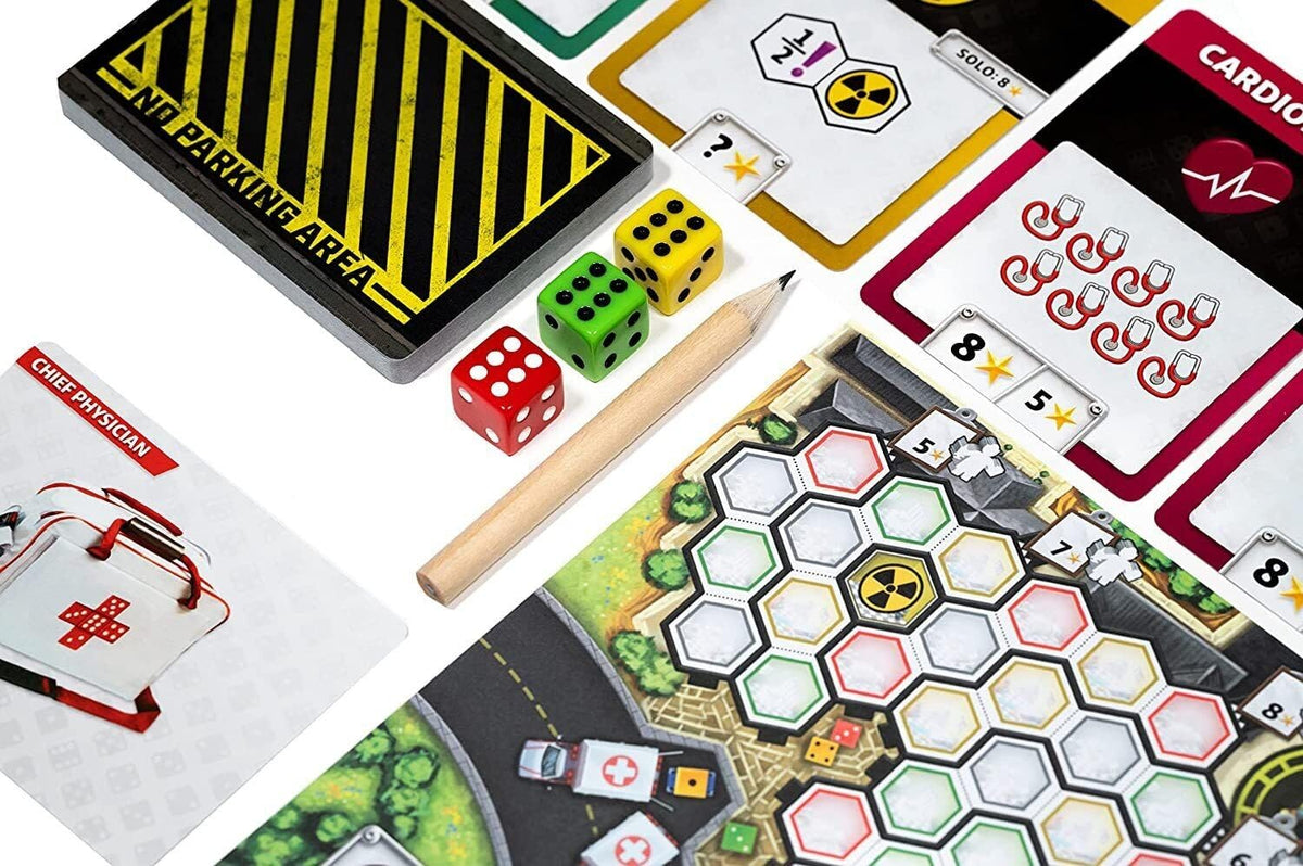 Dice Hospital Emergency Roll by Alley Cat Games, Strategy Board Game 6
