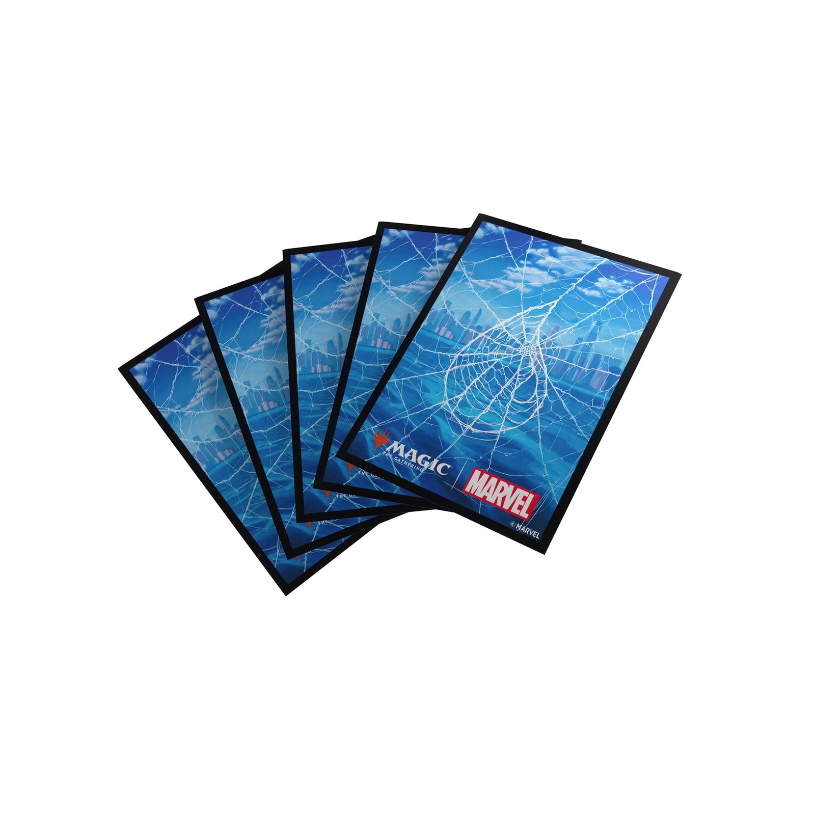 Gamegenic MTG Marvels Spider Man Premium Art Sleeves Spider Man Island Gaming Accessory 1