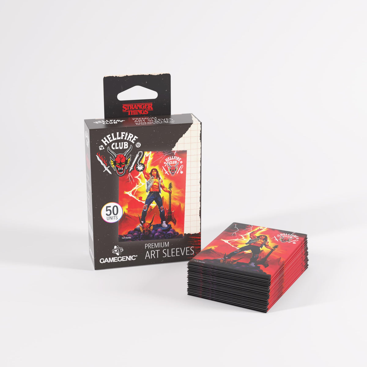 Stranger Things Hellfire Club Art Sleeves Eddie Munson Card Sleeve 5
