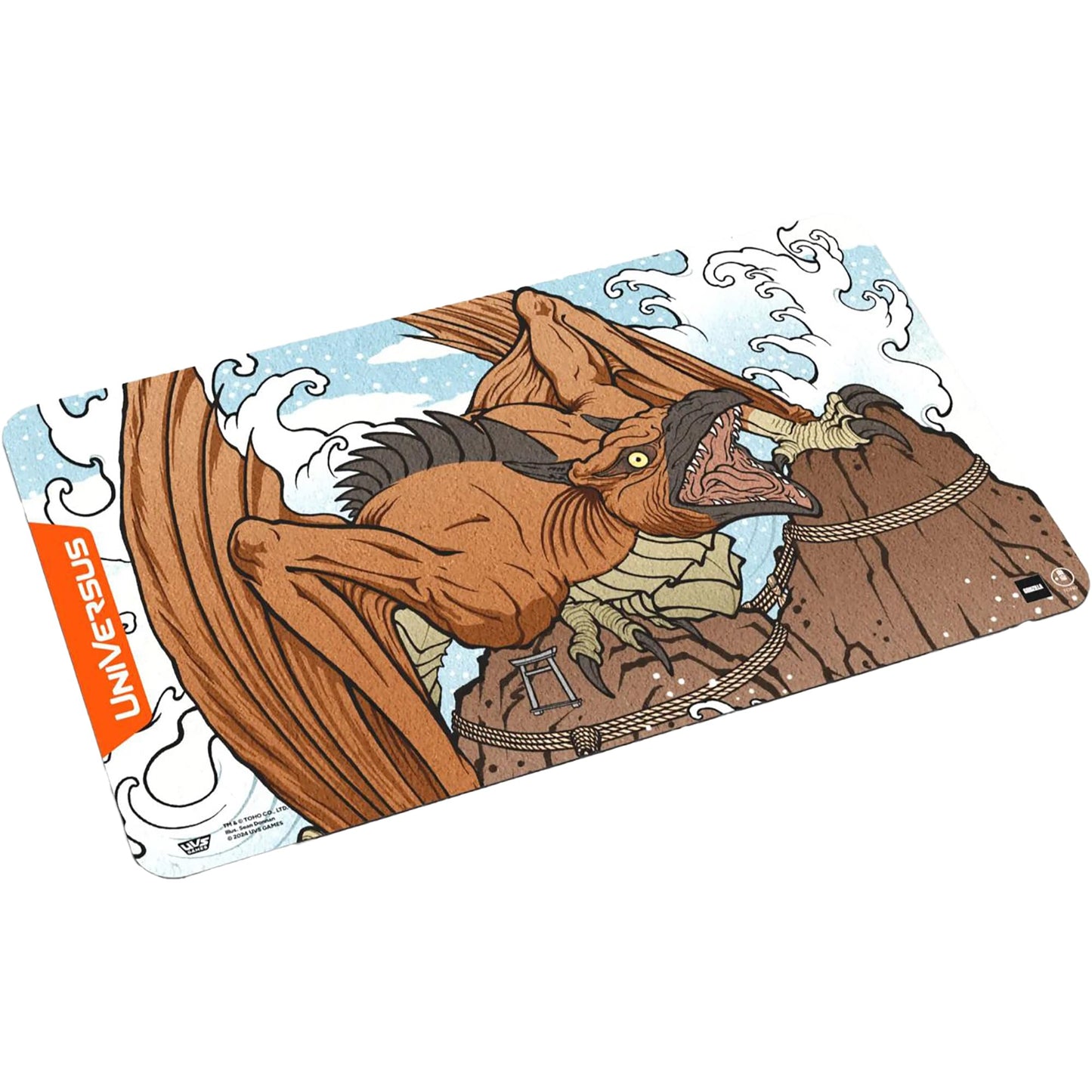 UniVersus Godzilla Challenger Series - Rodan Playmat - 24 x 14 Neoprene Mat, Tabletop Card Game Accessory, UVS Games, Officially Licensed 4