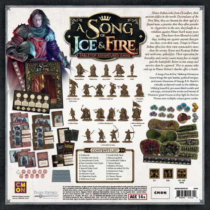 A Song of Ice & Fire Tabletop Miniatures Game Bolton Starter Set - Strategy Game for Ages 14+, 2+ Players, 45-60 Minute Playtime, Made by CMON 2