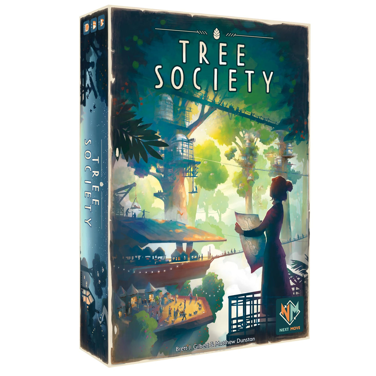 Tree Society Board Game - Collaborative Strategy Game of Building & Expansion in a Lush Forest Community, Fun Family Game for Kids & Adults, Ages 8+, 2-4 Players, 45 Min Playtime, Made by Plan B Games 1