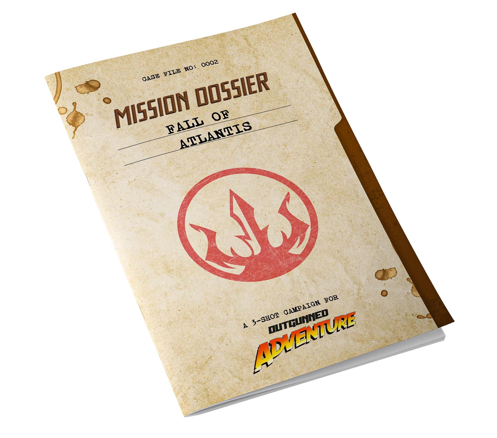 Outgunned Adventure Mission Dossier Fall of Atlantis Roleplaying Game by Free League 1