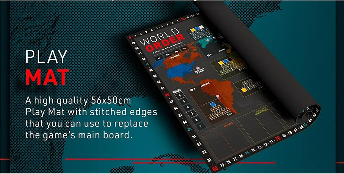 World Order Playmat Board Game Accessory