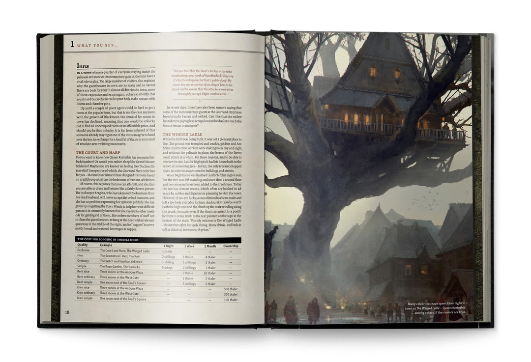 Free League Publishing: Ruins of Symbaroum 5E- The World of Symbaroum - Hardcover RPG Supplemental Book, Expand Lore, Settings, History & More