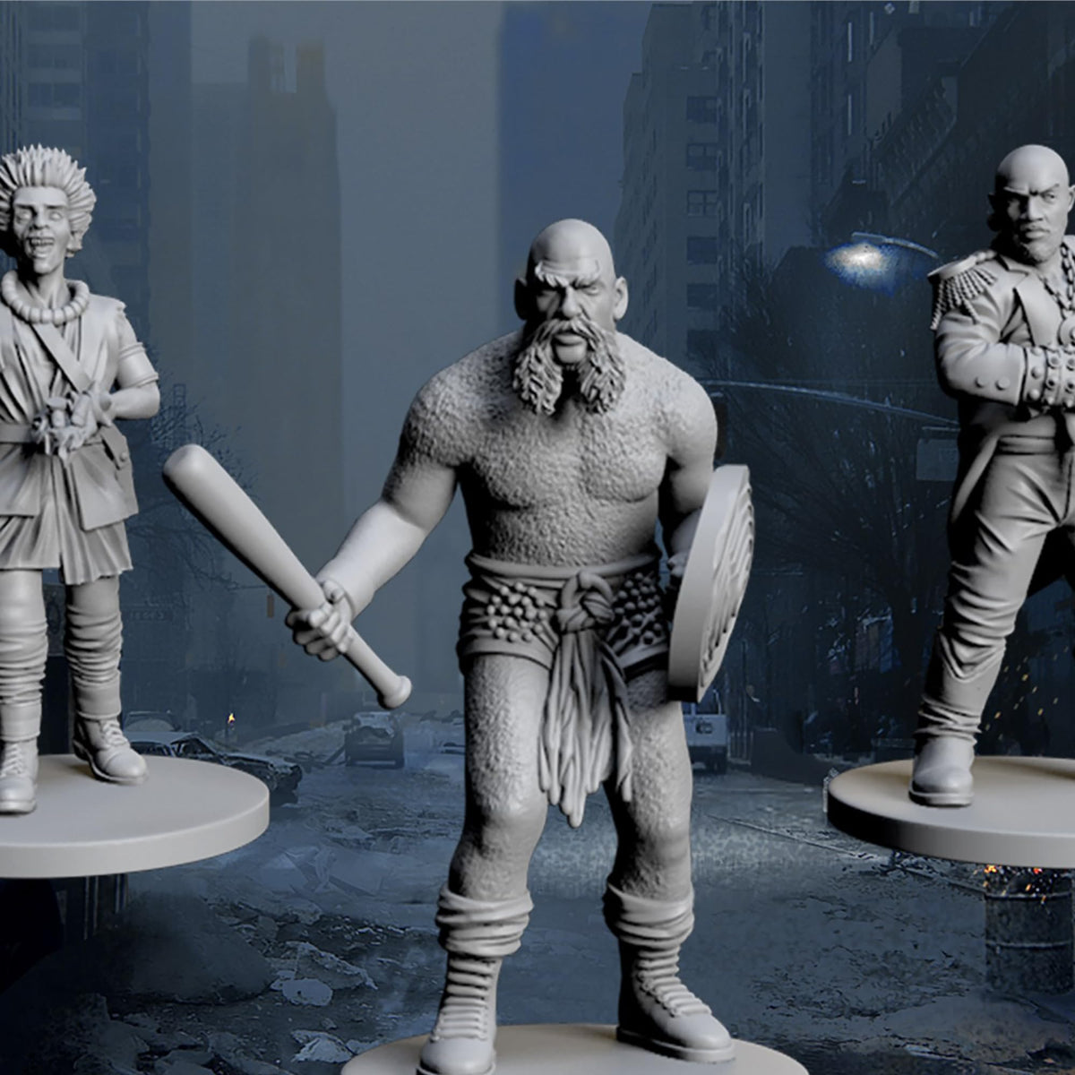 Pendragon Studios: Escape from New York: Bands of New York - 5th Player Expansion, Hero Strategy Board Game Baed On The Movie, Ages 14+, 2-5 Players, 60 min 5