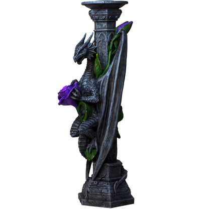 Anne Stokes Dragon Beauty Candle Stick Holder Valentine 25cm 3
