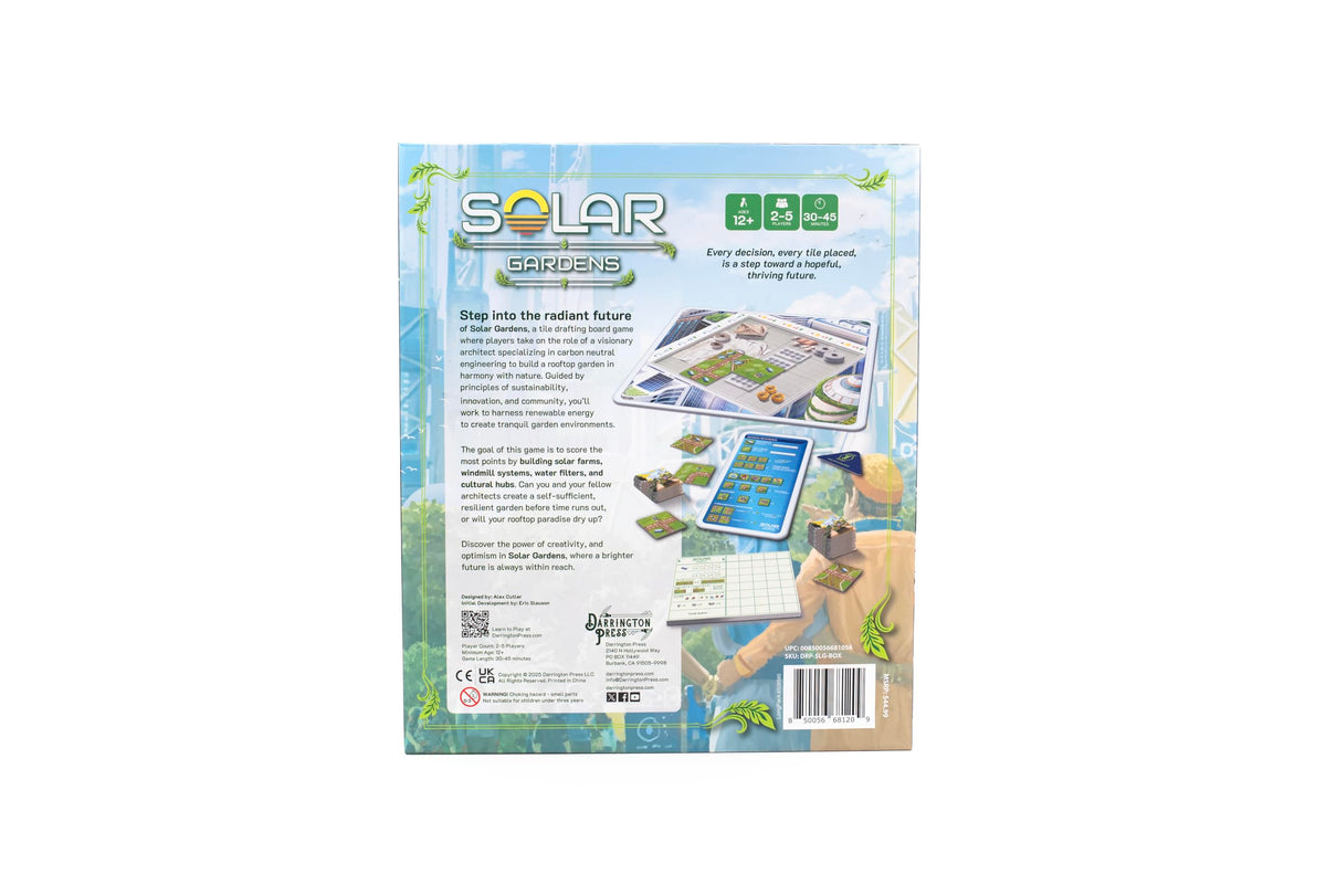 Solar Gardens Board Game by Darrington Press 4