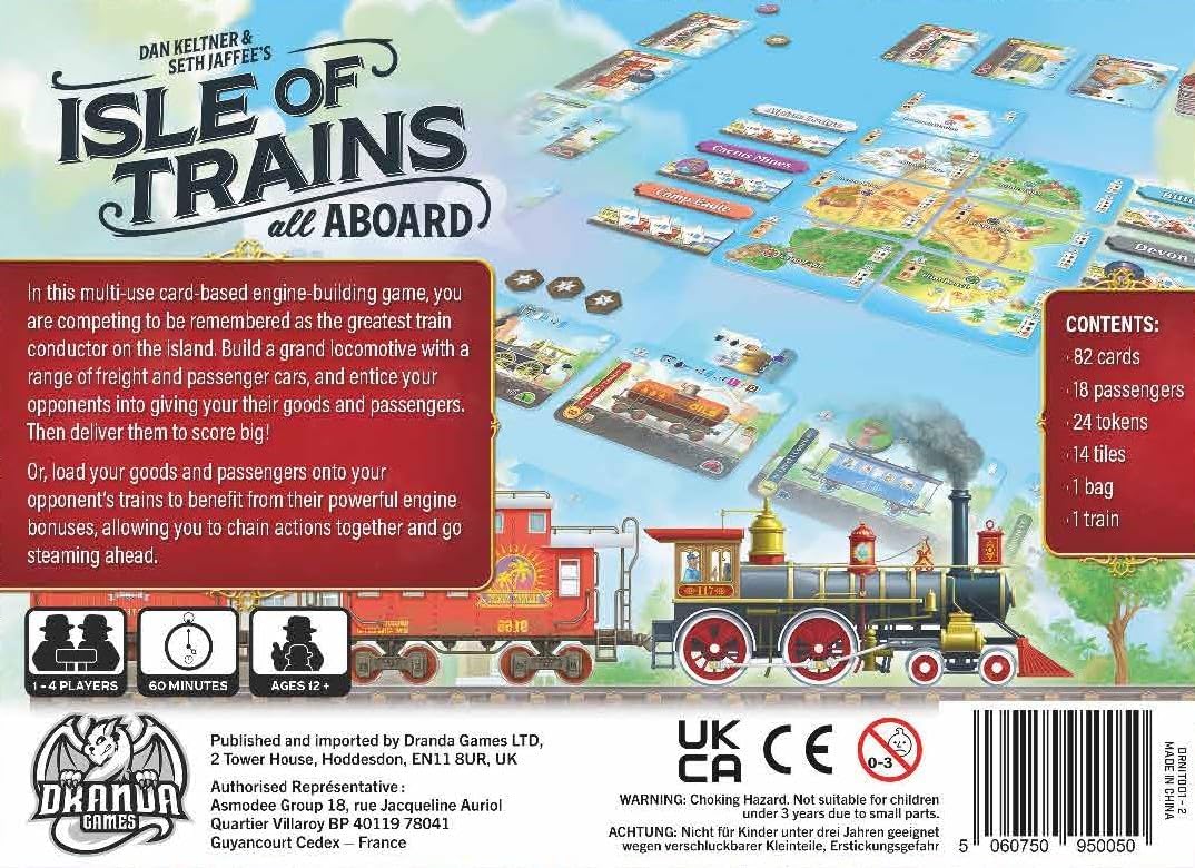 Isle of Trains All Aboard Board Game